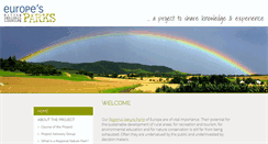 Desktop Screenshot of european-parks.org